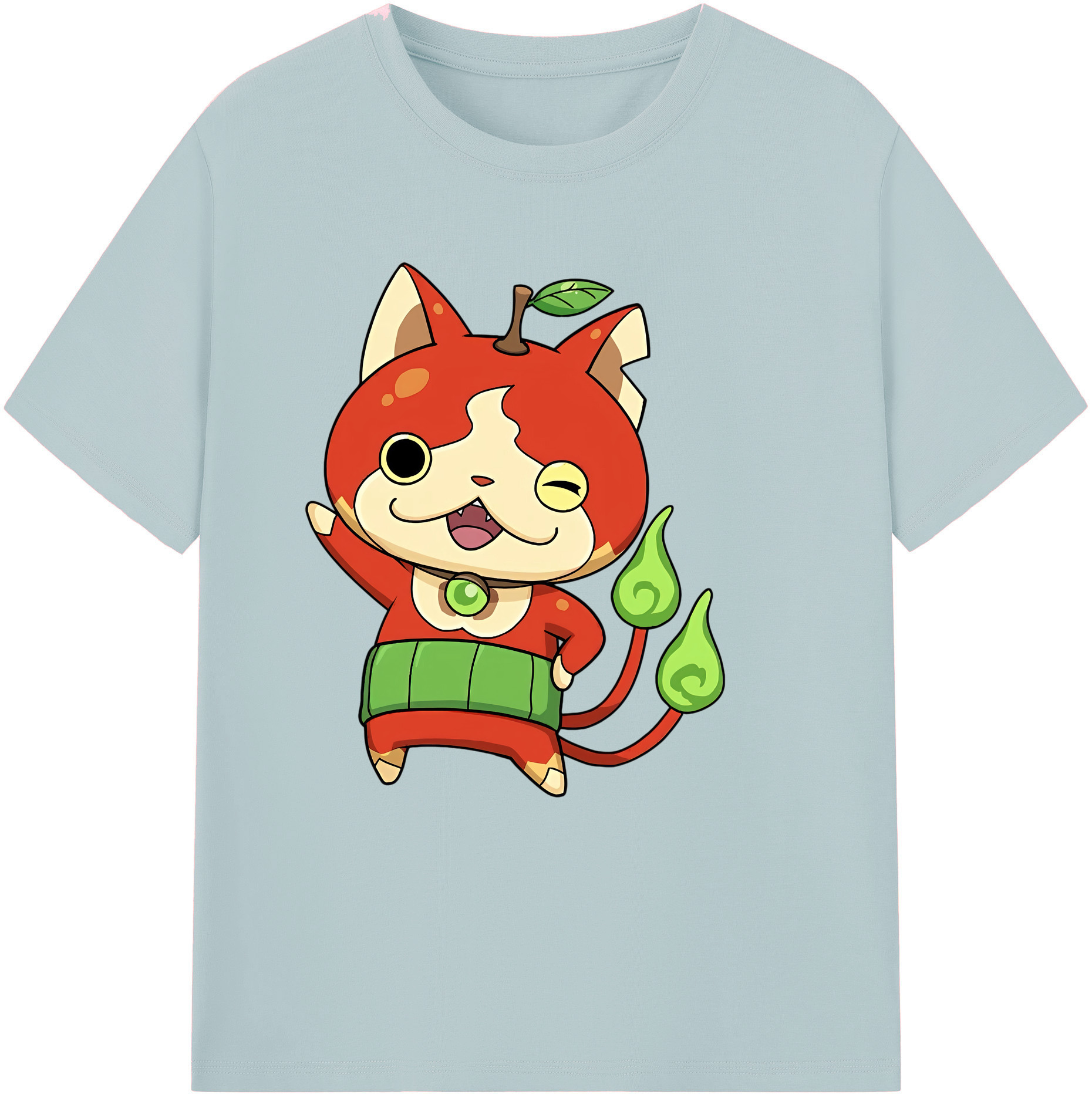 （画像用） 妖怪ウォッチ Yo-kai Watch 綿100％半袖Tシャツ（フロントプリント）